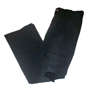 Fashion Nova Women's Size 20 Black Jeans 40x30 New Distressed